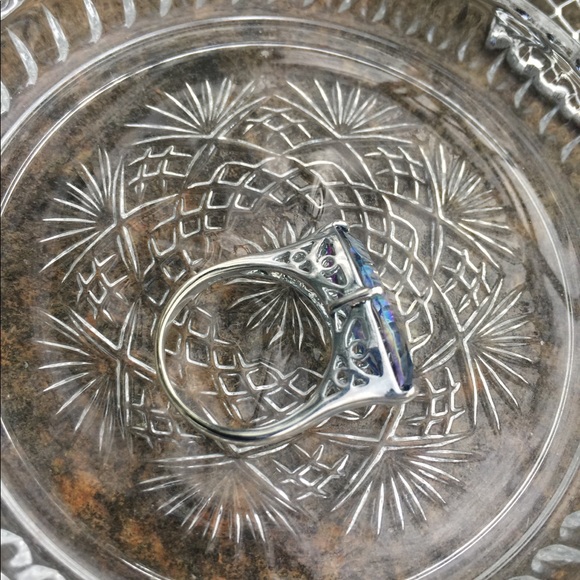 Sterling silver mystic topaz ring - Picture 4 of 6